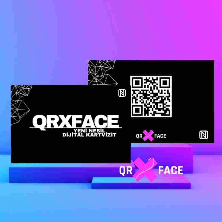 qrxface dijital kartvizitleri